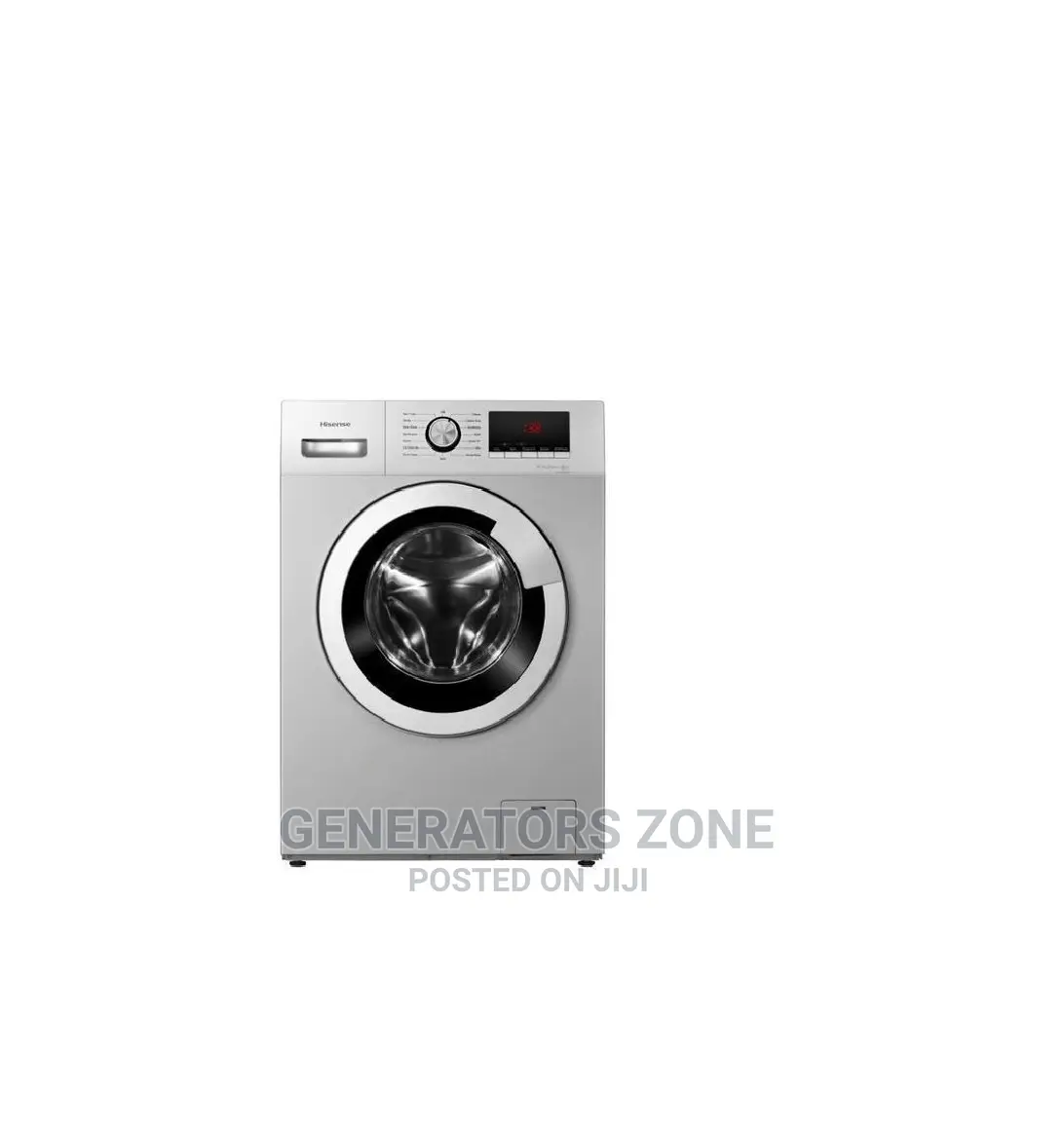 Silver| Automatic Hisense Front Load 8kg Washing Machine