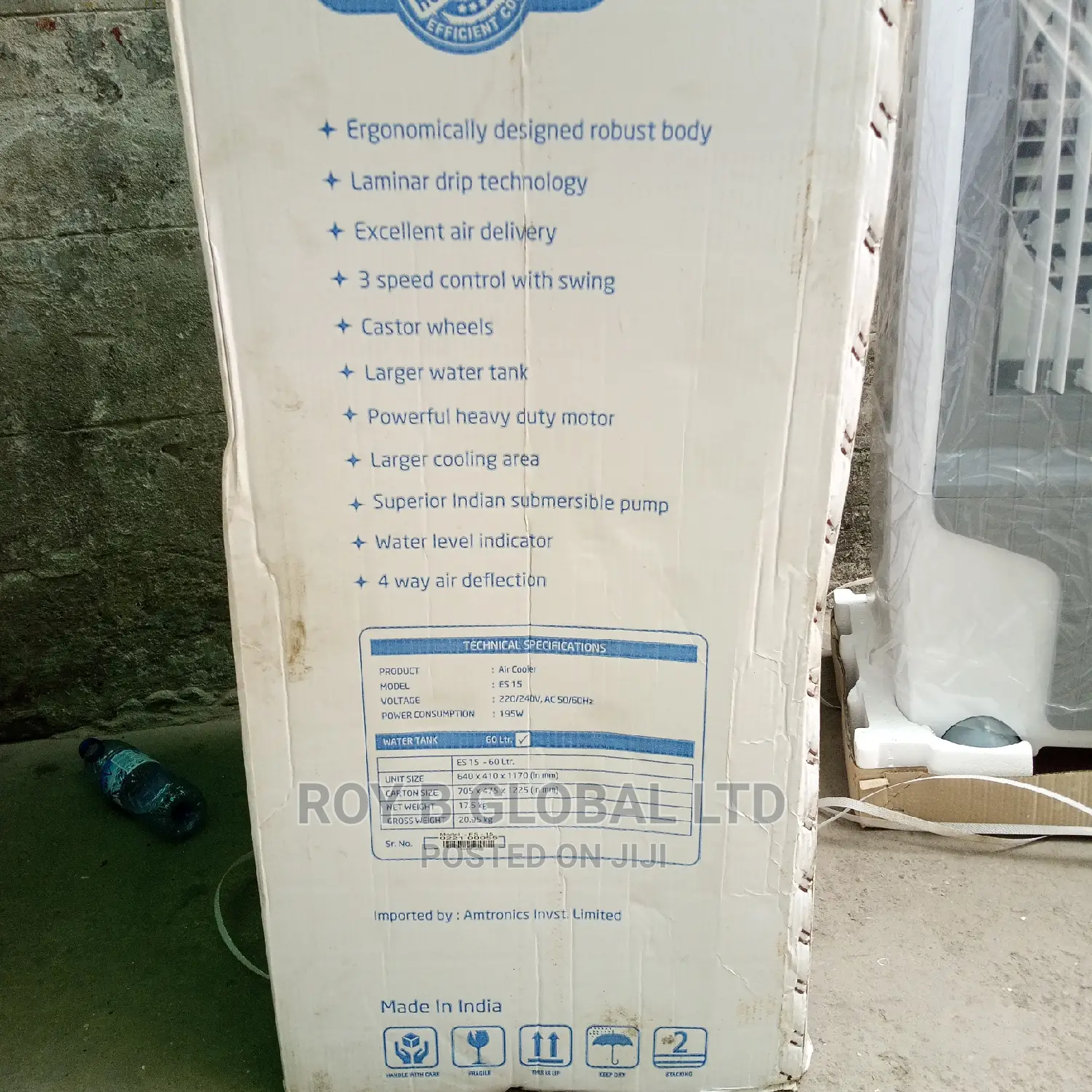 60L Eurosonic Air Cooler