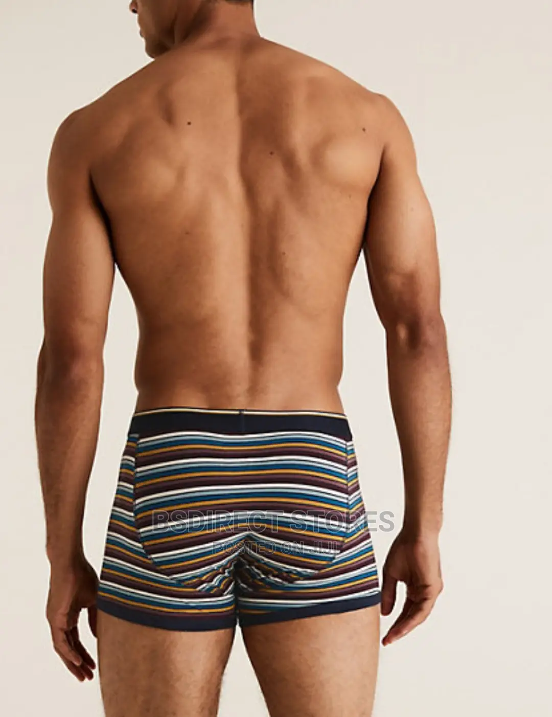 Marks Spencer Multi-Stripe 3pk Cotton Cool Fresh Trunks