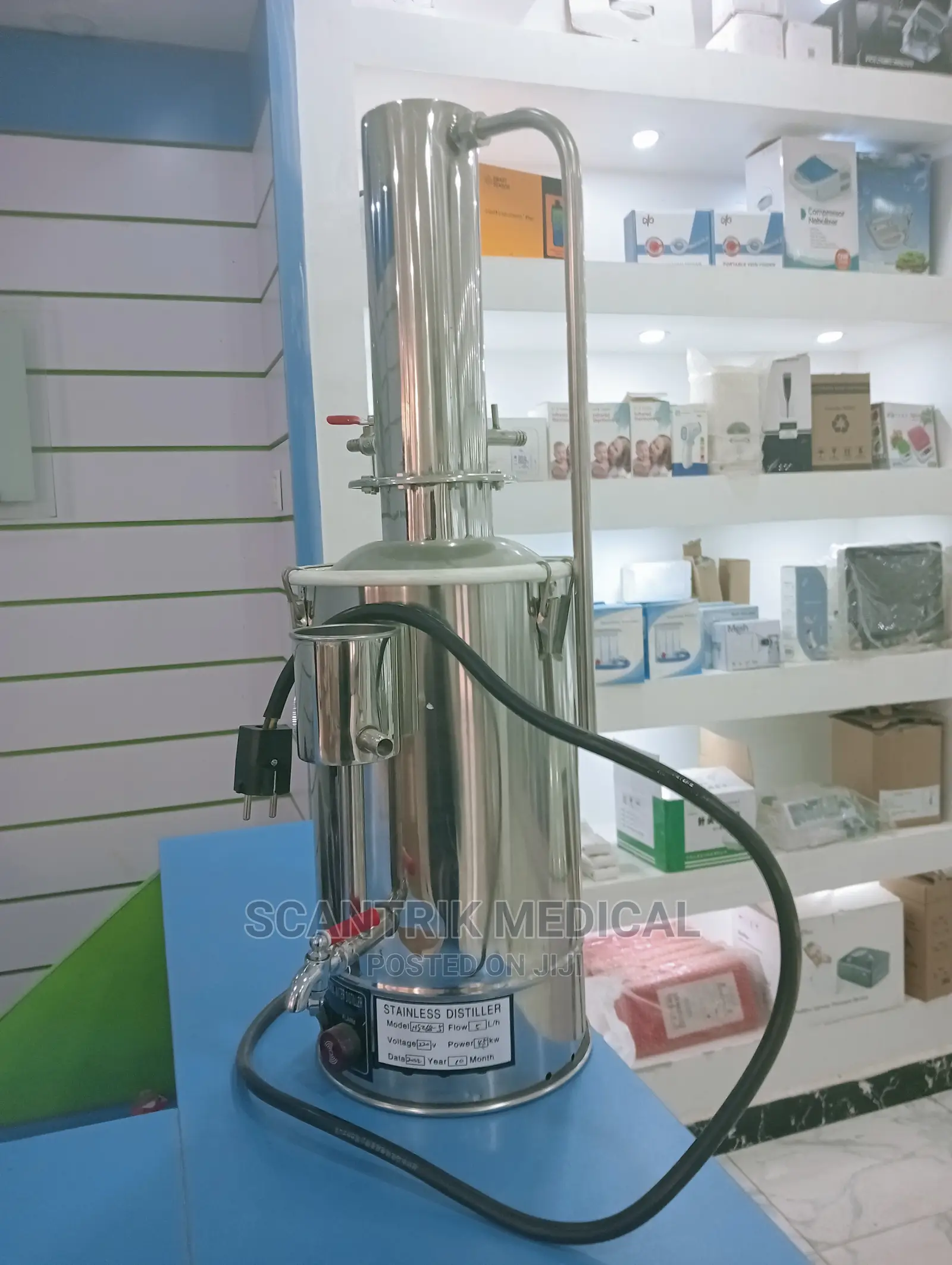 Portable Laboratory Electric Water Distiller 5 Litter