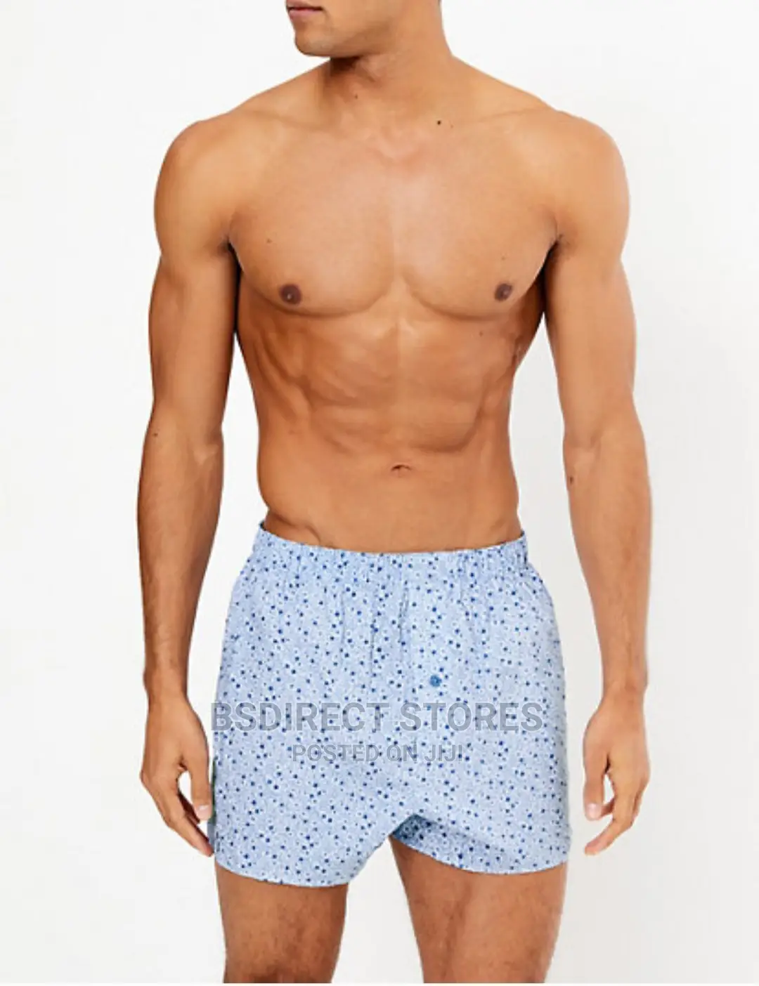 Marks and Spencer 3pk Pure Cotton Blue Print Woven Boxers