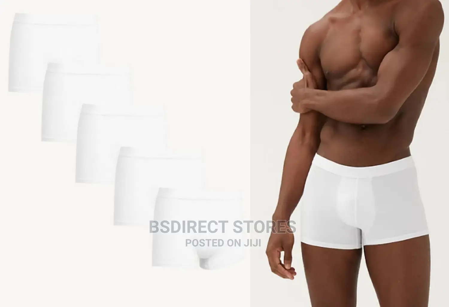 Marks and Spencer Pure White 5 Pack Cool Fresh Hipsters