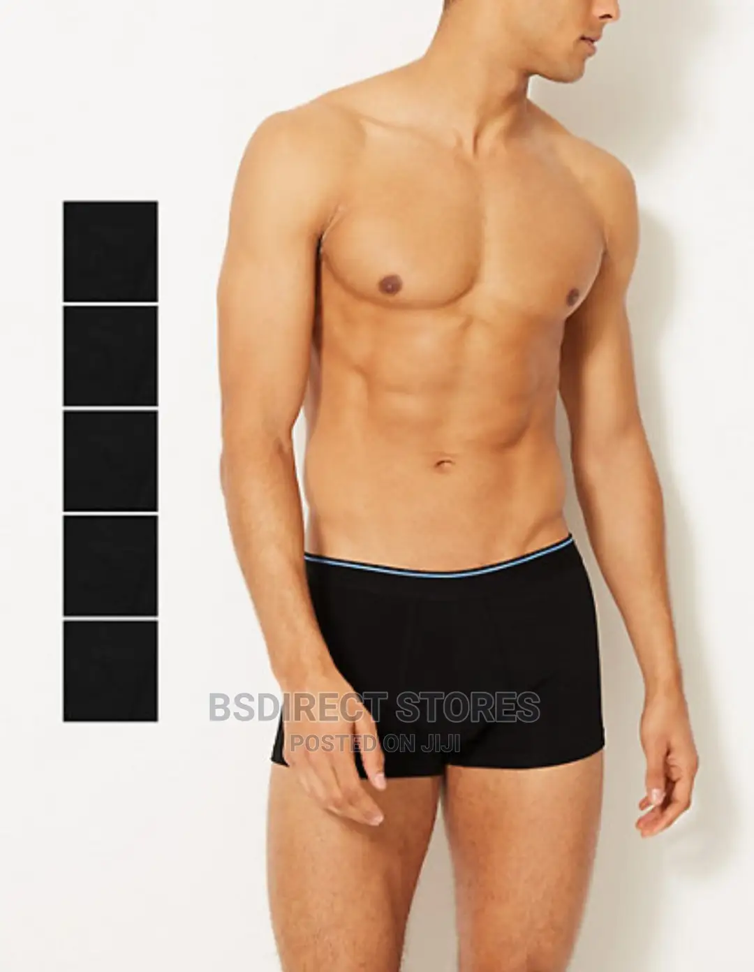 Marks and Spencer Black Mix 5 Pack Cool Fresh Hipsters