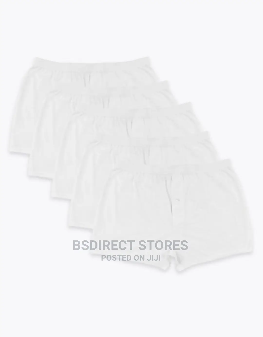 Marks and Spencer Pure White 5pk Cool Fresh Jersey Boxers