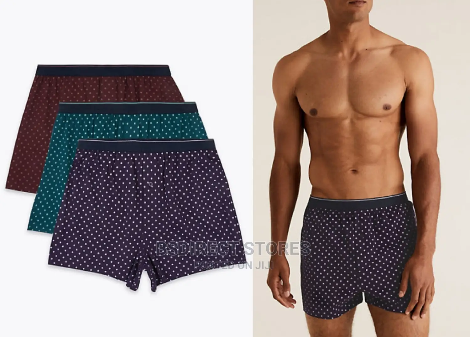 Marks and Spencer Assorted 3pack Cool and Fresh Jersey Boxer