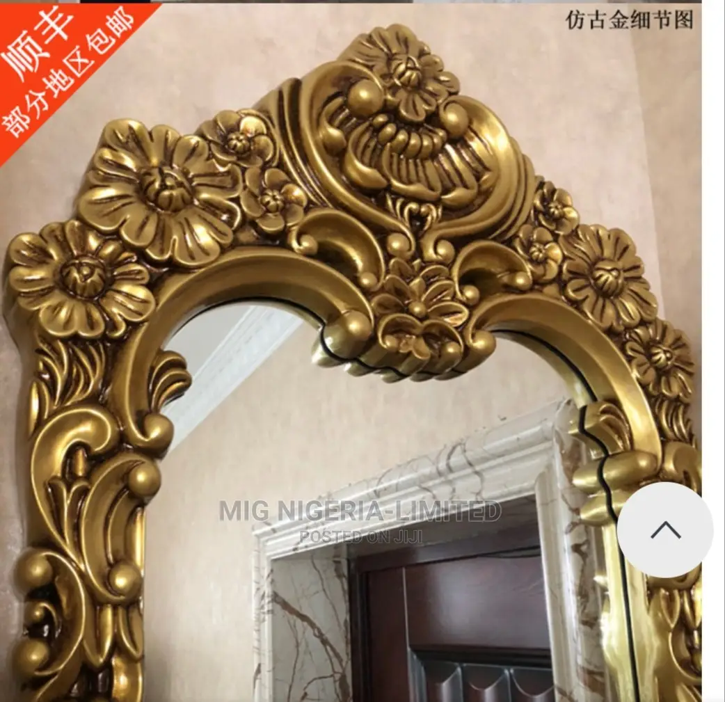 Gold Full Length Wall Ornate Vintage Mirror