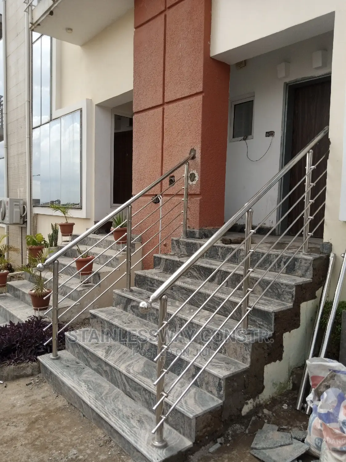 Stainless Entrance Railings Royal