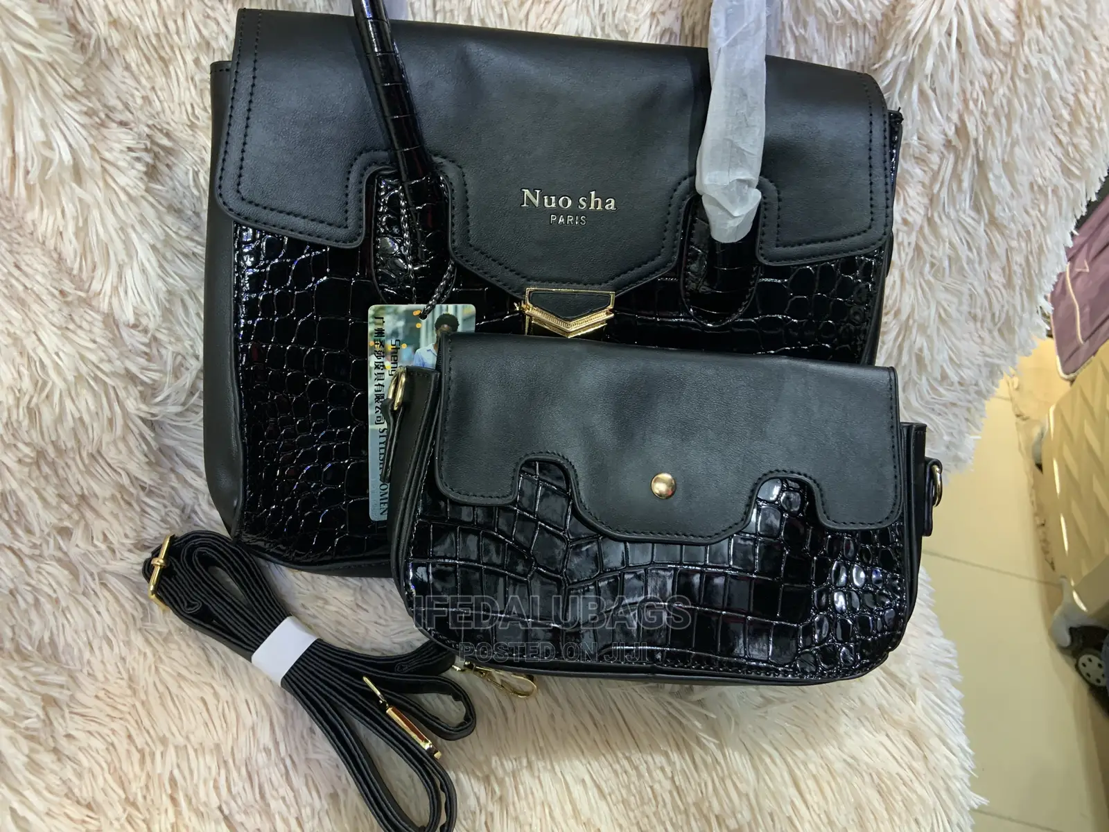 2n1 Quality Croc Skin Hand Bag