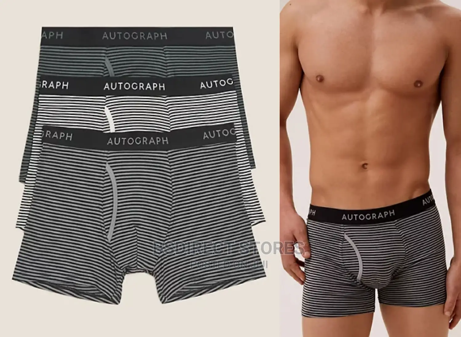 Marks and Spencer Assorted 3 Pack Supima Cotton Blend Trunks