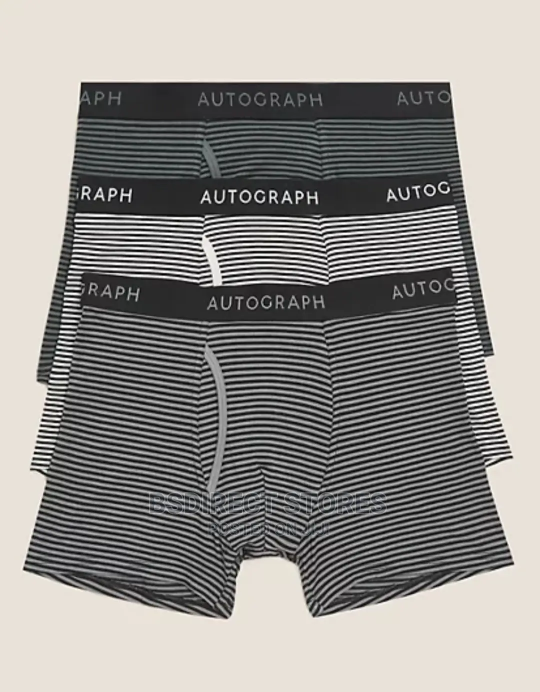 Marks and Spencer Assorted 3 Pack Supima Cotton Blend Trunks