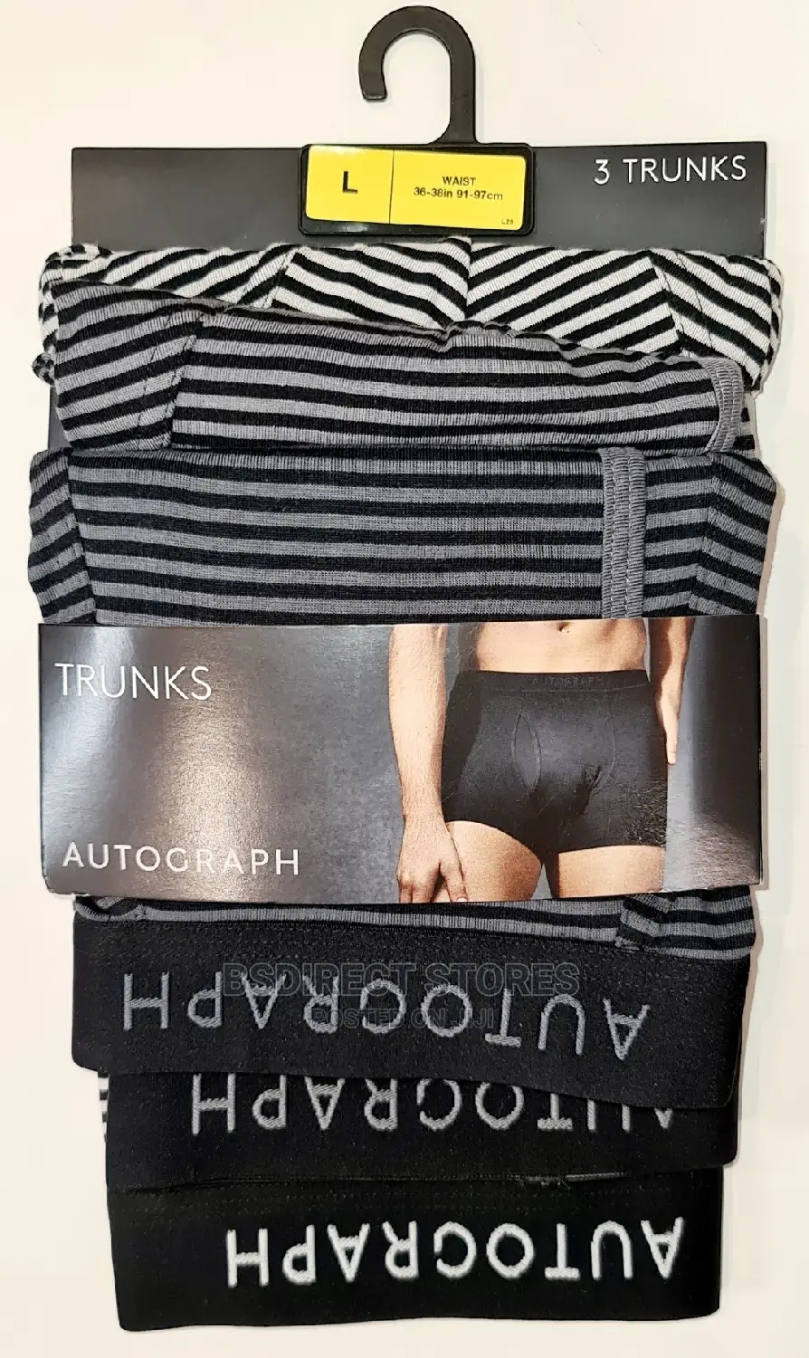 Marks and Spencer Assorted 3 Pack Supima Cotton Blend Trunks