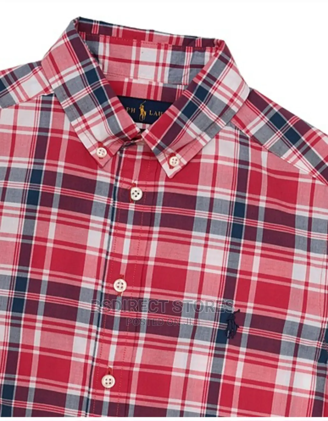 Genuine RALPH LAUREN Plaid Cotton Poplin Kids Shirt