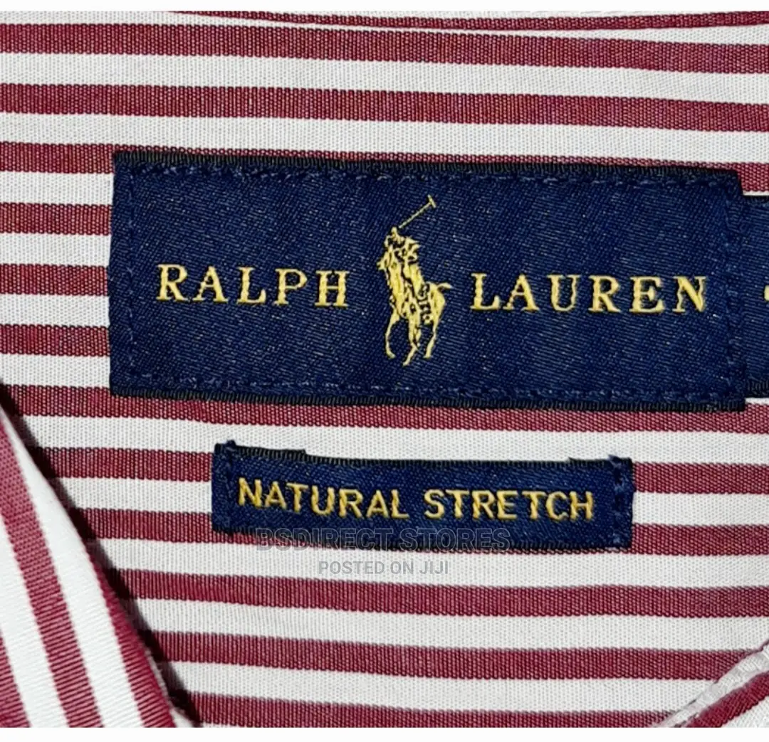 Genuine RALPH LAUREN Striped Cotton Poplin Patterned Shirts