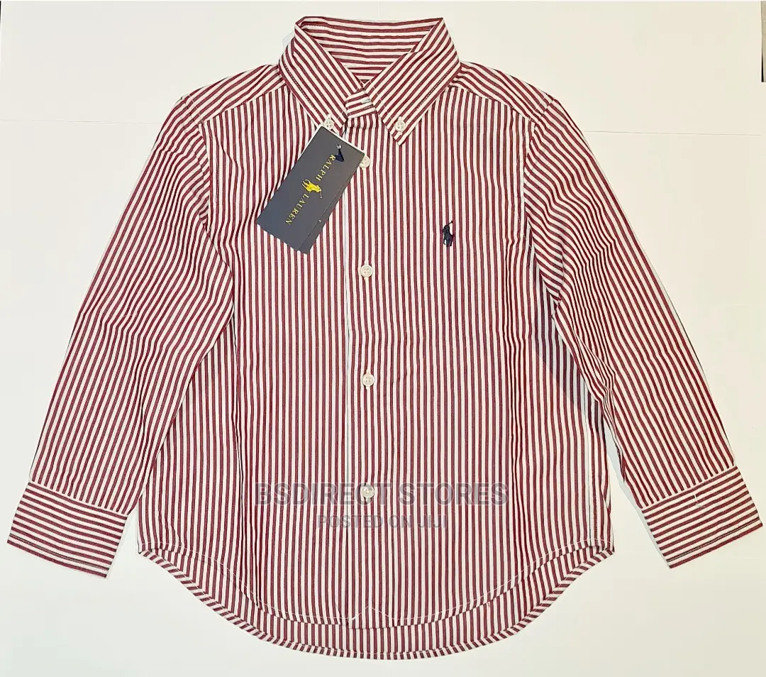 Genuine RALPH LAUREN Striped Cotton Poplin Patterned Shirts