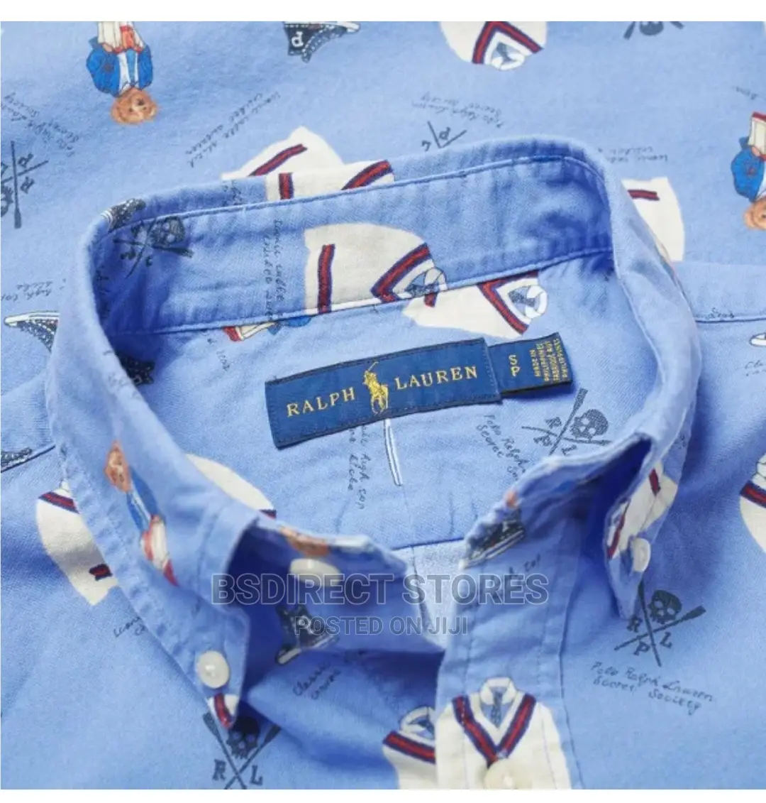 Polo Ralph Lauren Big Boys Icon Print Cotton Oxford Shirt