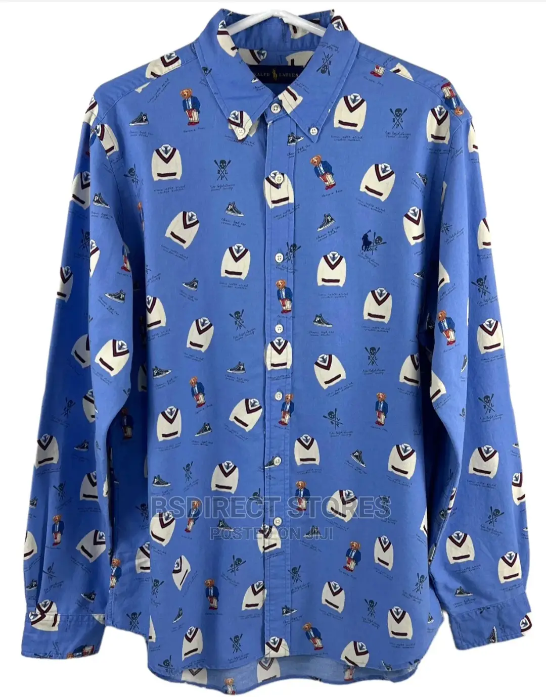 Polo Ralph Lauren Big Boys Icon Print Cotton Oxford Shirt