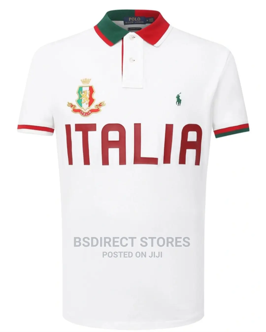 Genuine POLO RALPH LAUREN Italia Polo Shirt In White