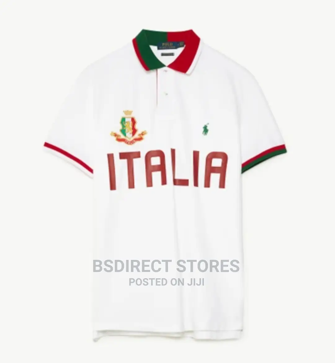 Genuine POLO RALPH LAUREN Italia Polo Shirt In White