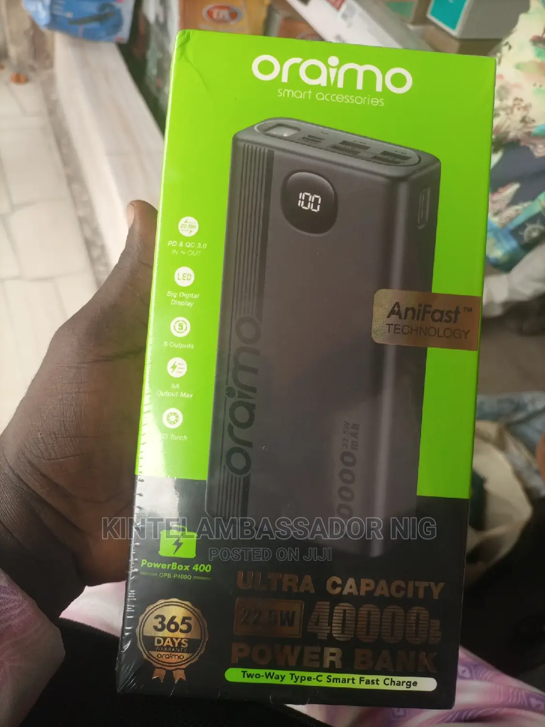 Oramo Power Bank - 40000mah