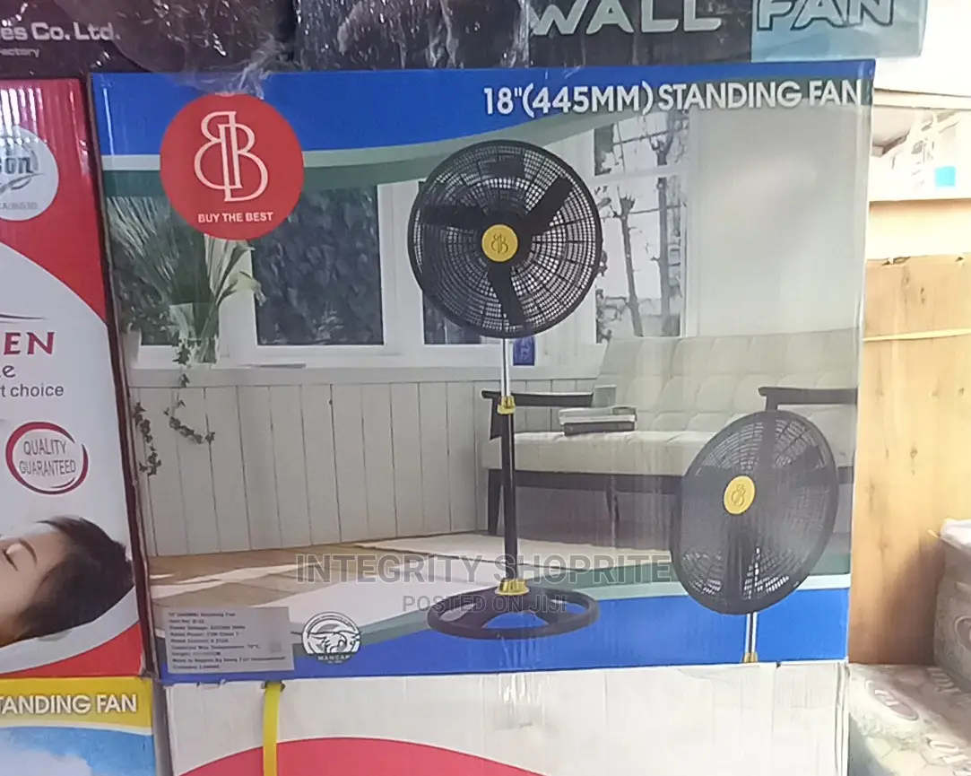 BB BB 18" Inch Standing Fan Ventilator- Big Coil