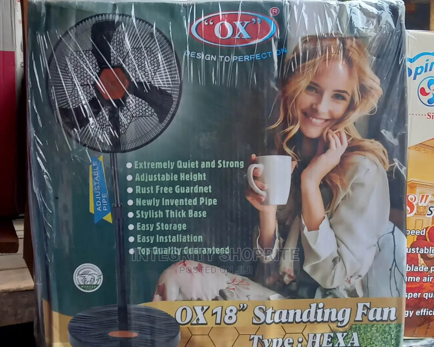 Ox 18-Inches Standing Fan (Plastic Blade)
