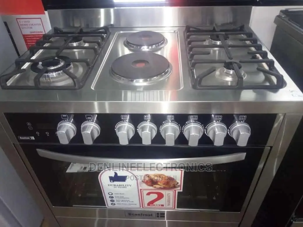 Scanfrost 90x60 4gas 2electric Gas Oven Grill Gas Cooker