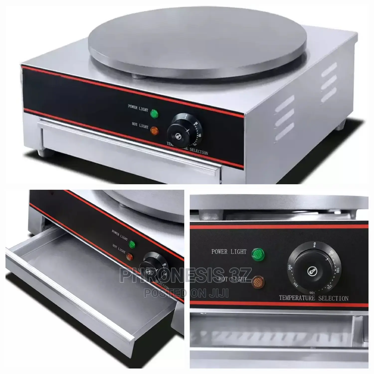 Electric Crepe Maker (1 or 2 Plates)