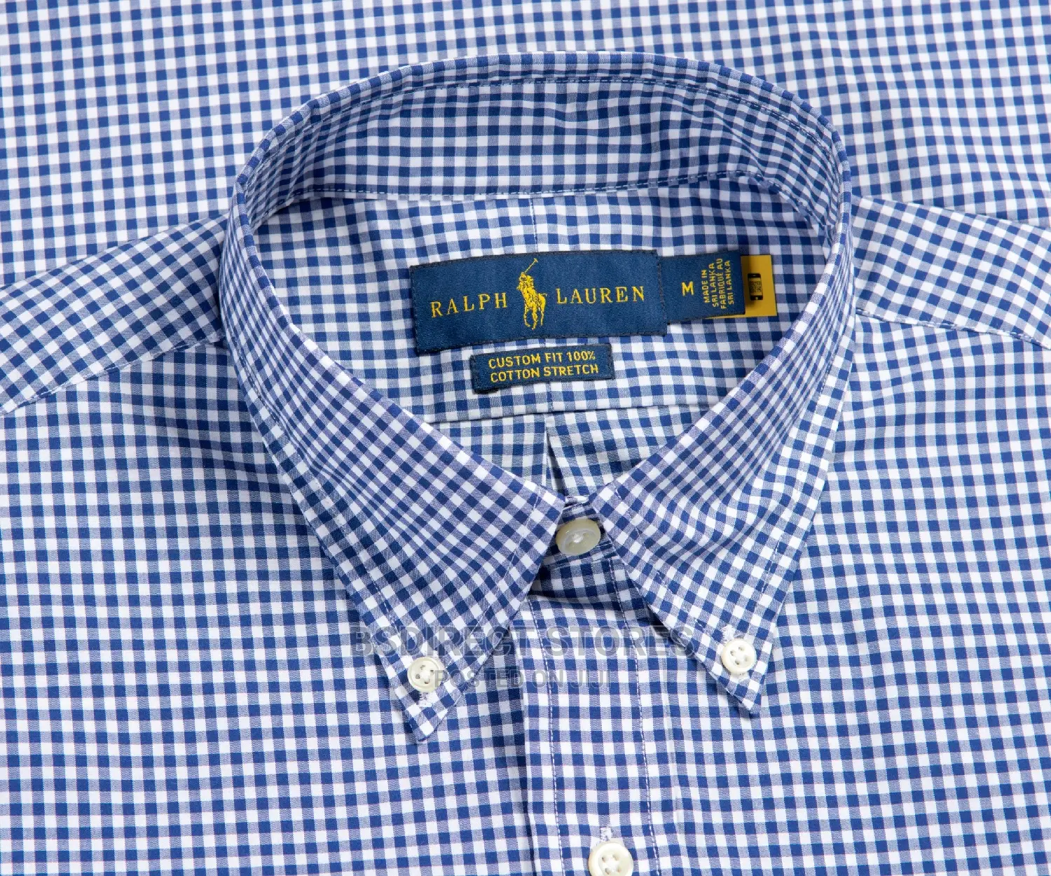 Ralph Lauren Boys/ Girls Blue White Check Gillingham Shirt