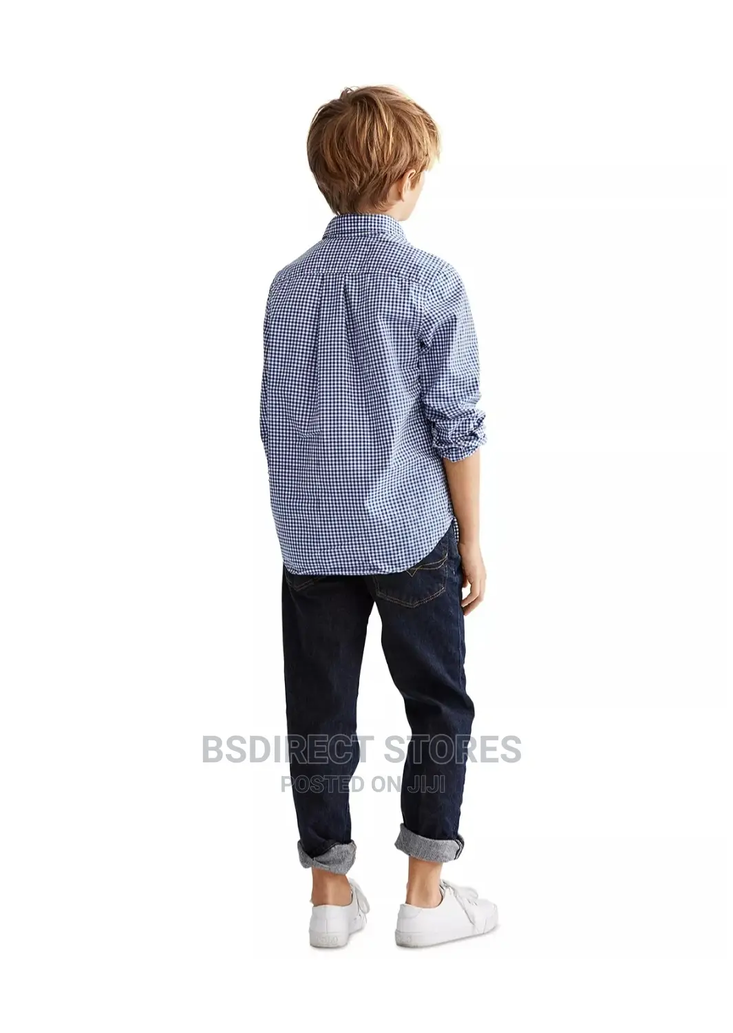 Ralph Lauren Boys/ Girls Blue White Check Gillingham Shirt