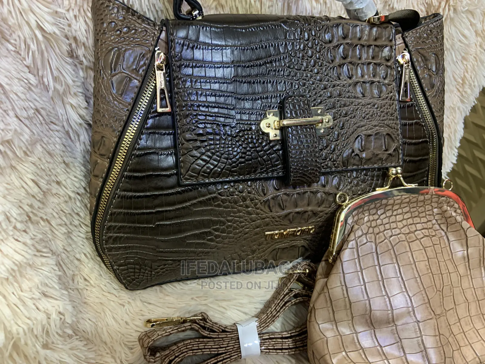 Quality Croc Skin 2n1 Hand Bag