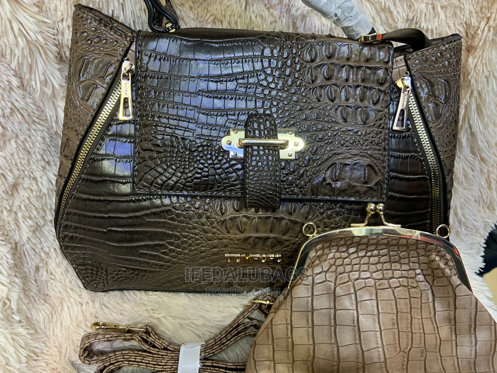 Quality Croc Skin 2n1 Hand Bag