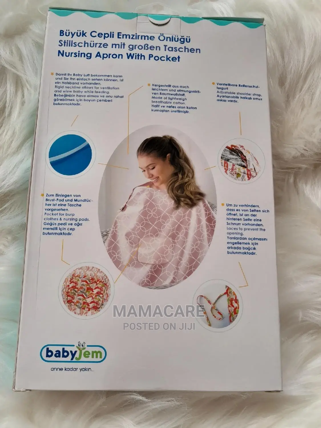 Babyjem Nursing Apron With Pocket