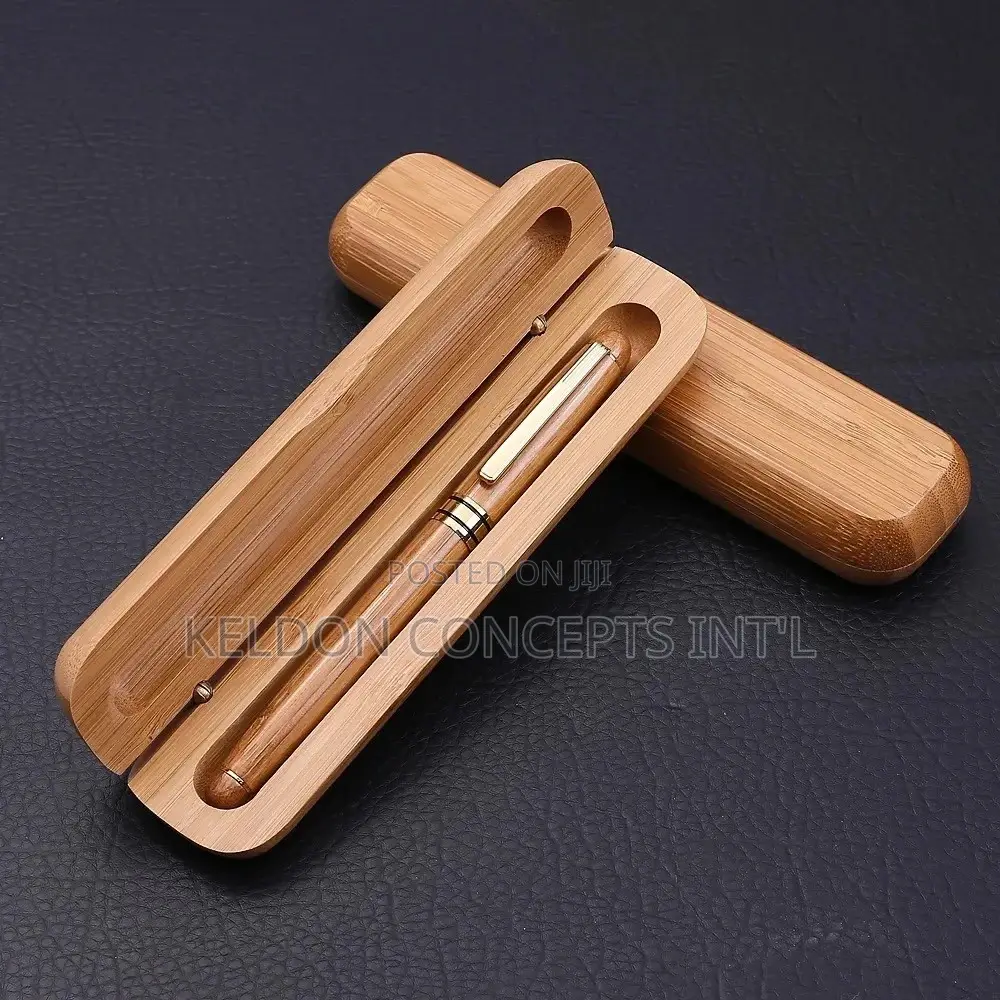 Wooden Bamboo Pen With Case Moq:50pcs Above