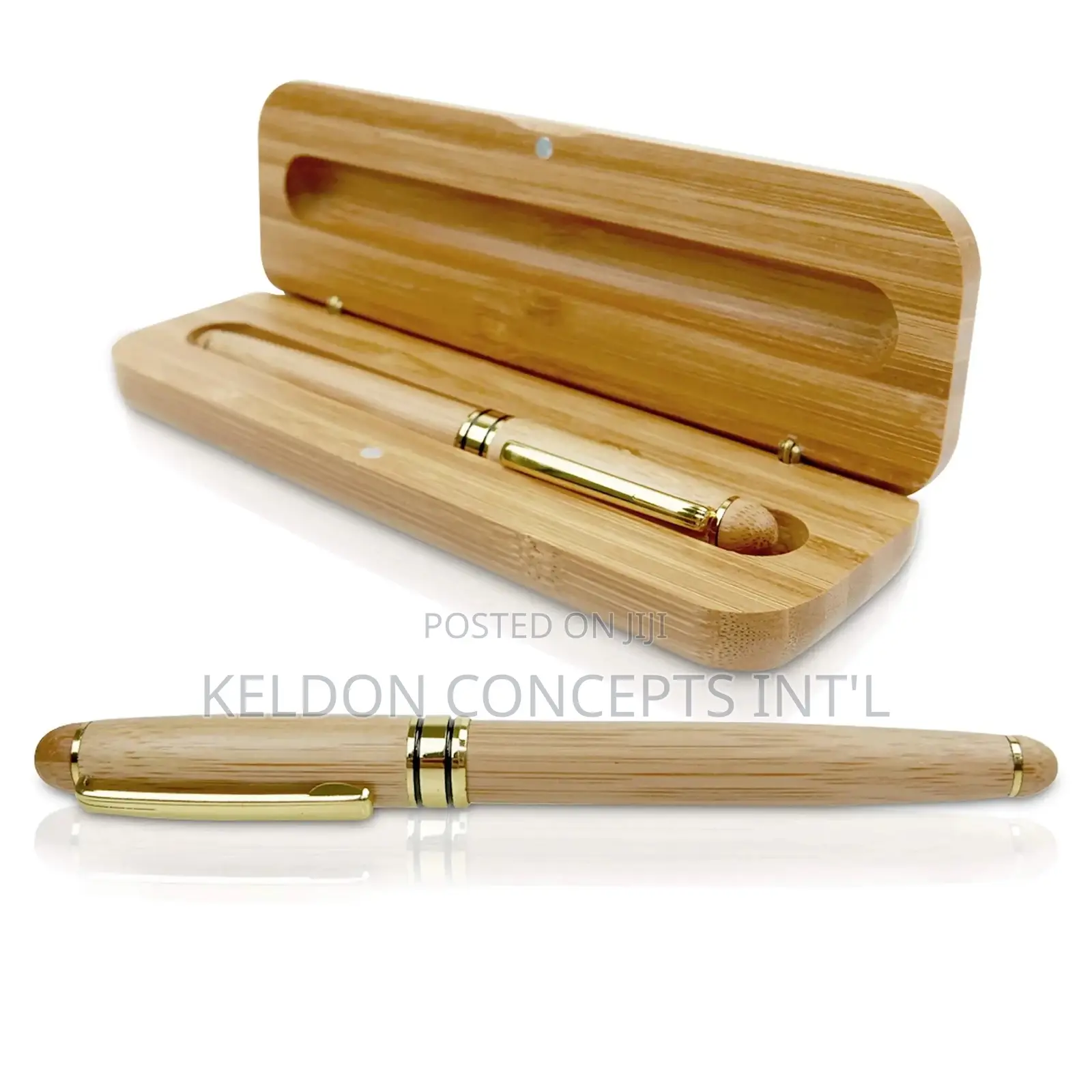 Wooden Bamboo Pen With Case Moq:50pcs Above