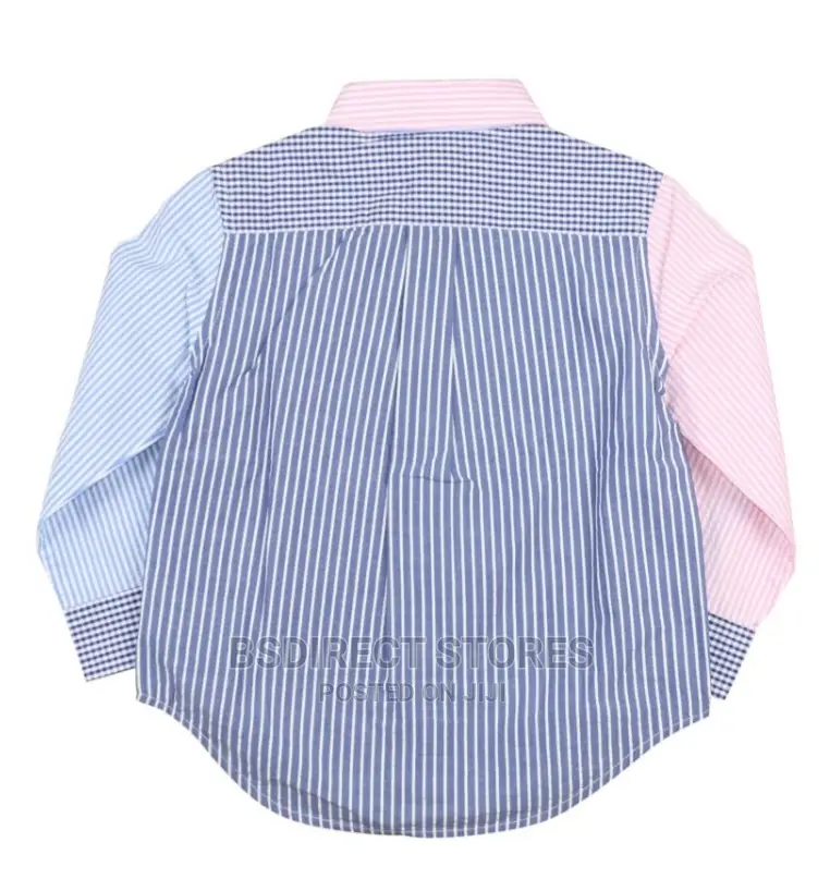 Polo Ralph Lauren Unisex Long Sleeve Fun Multi Stripe Shirt.