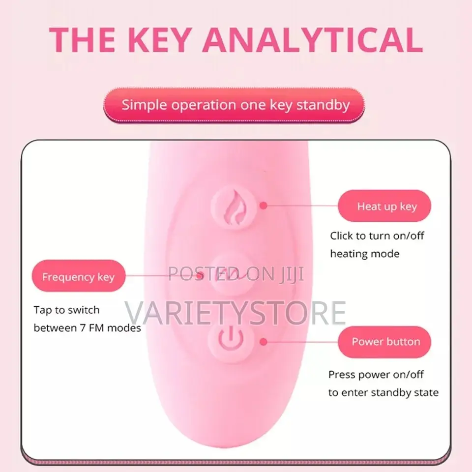 Silicone Rabbit Vibrator Tongue Licking Heating G Spot Dildo