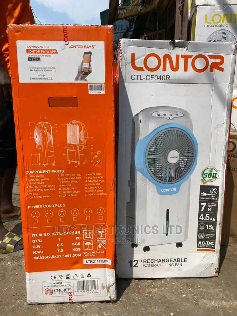 Lontor Rechargeable Water Mist Fan