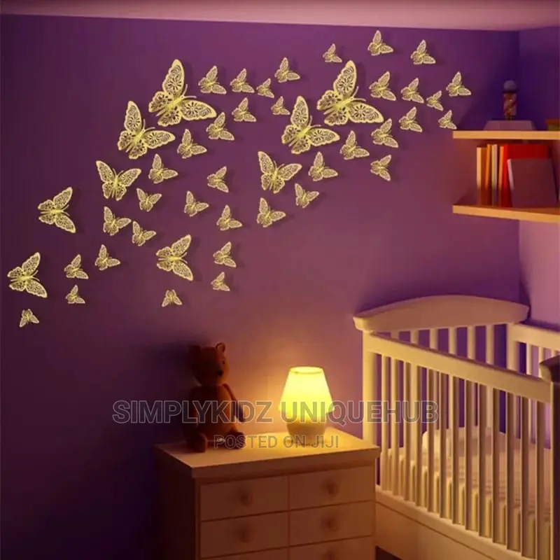 3d Butterfly Wall Stickers (12pcs)