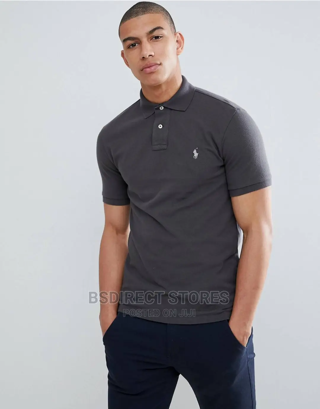 Polo Ralph Lauren Black Mast Slim Fit Pique Mesh Polo Shirt