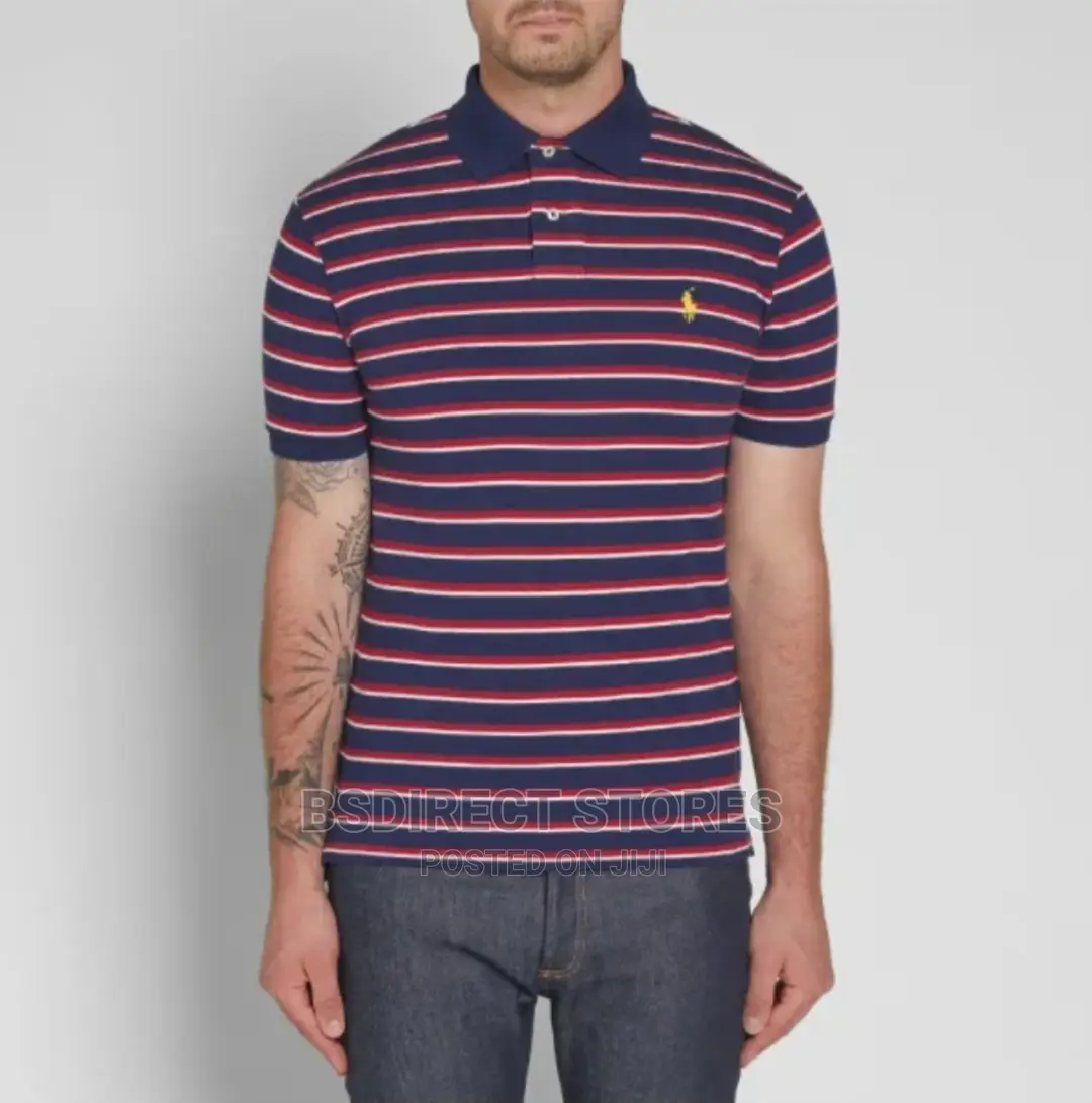 Polo Ralph Lauren Slim Fit Stripe Polo Newport Navy Multi