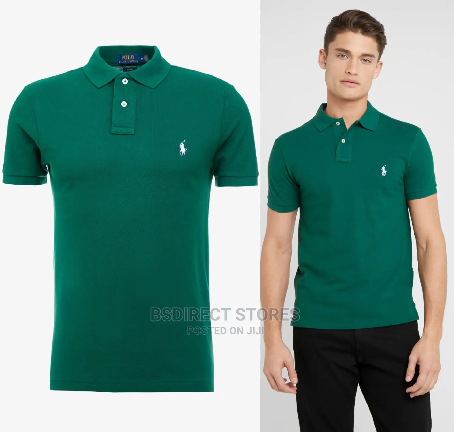 Polo Ralph Lauren New Forest Green Slim Fit Mesh Polo Shirt