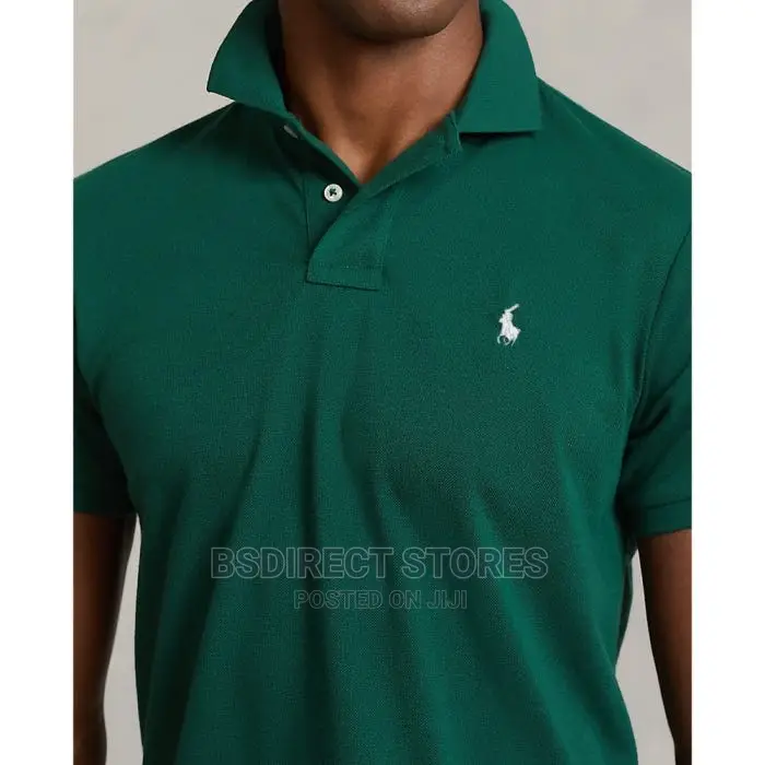 Polo Ralph Lauren New Forest Green Slim Fit Mesh Polo Shirt