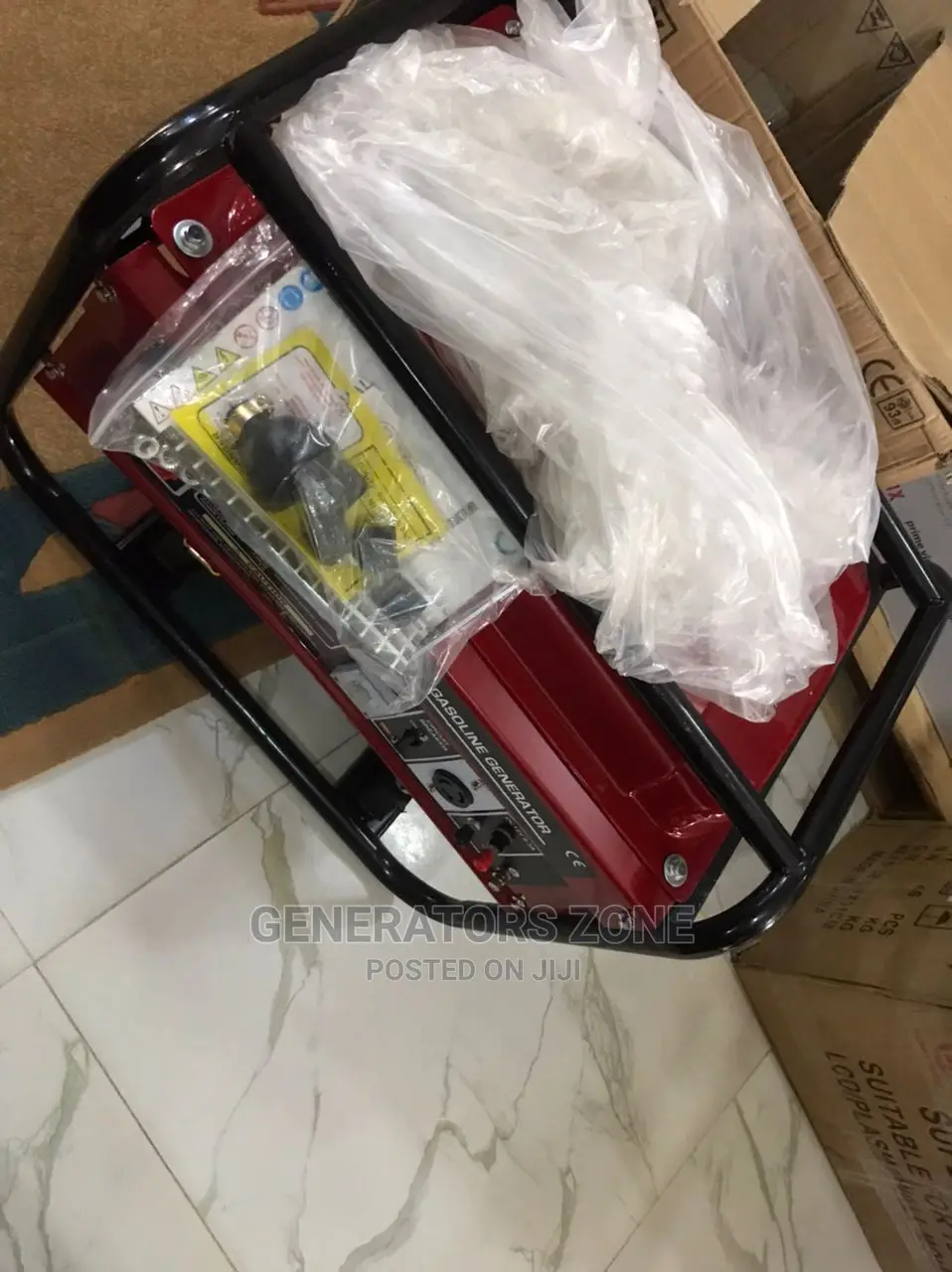 Usa Standard Manual Elepaq 15l Ec6800 Generator|Red Tank
