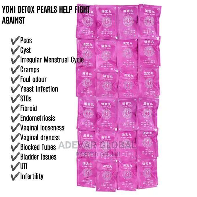 12pcs Clean Point Cleanser- Yoni Detox Pearl for Infections