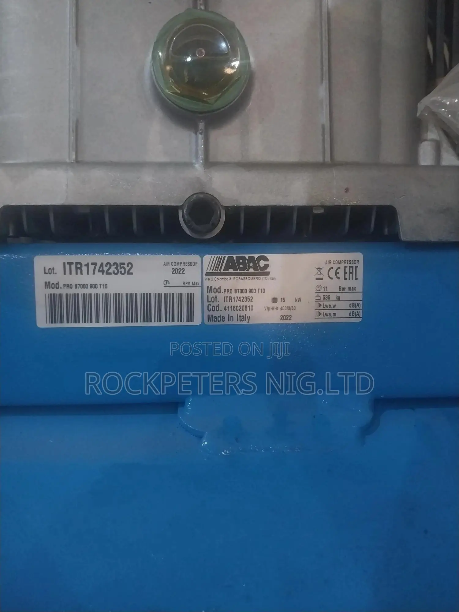 Abac Pro B7000/900ltrs T10 2-stage Air Compressor
