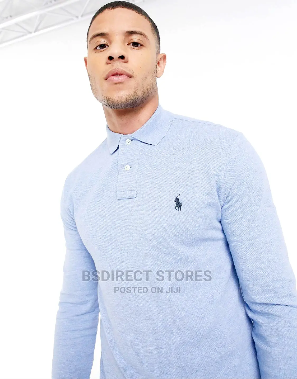 Polo Ralph Lauren Long Sleeve Slim Fit Polo Jamaica Heather