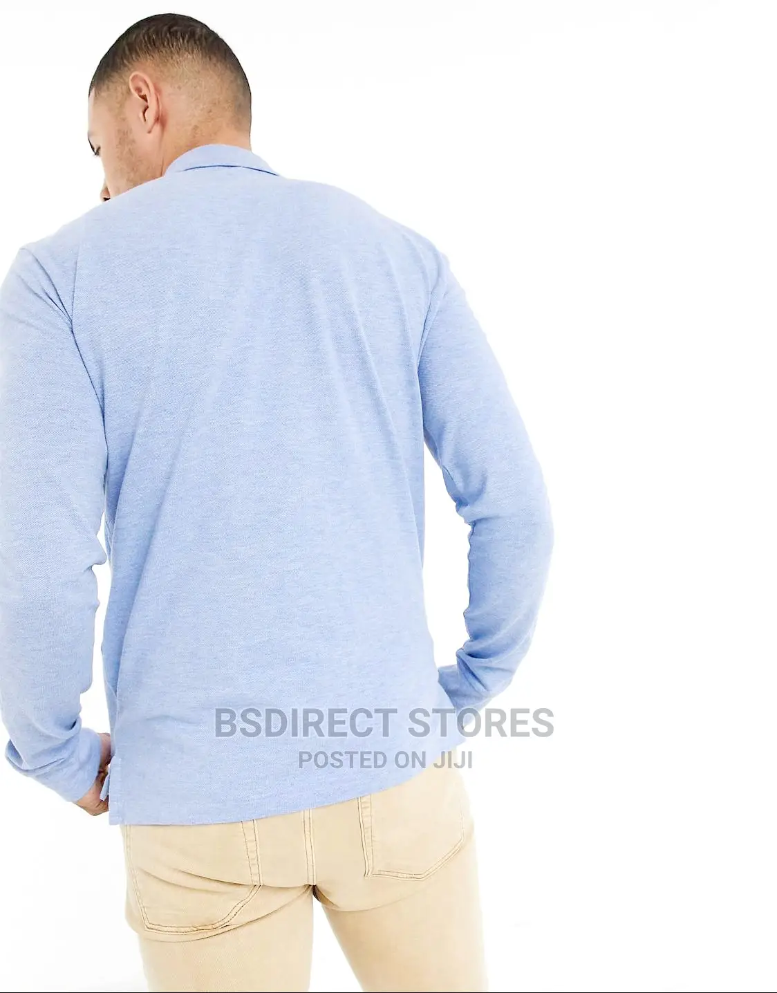 Polo Ralph Lauren Long Sleeve Slim Fit Polo Jamaica Heather