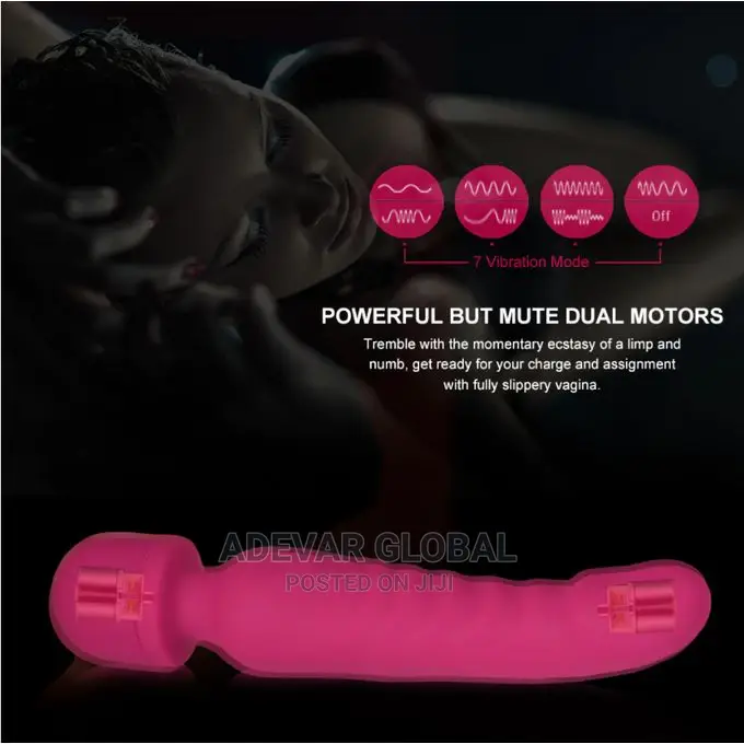 Dual Magic Wand Sex Toy Vibrator Heated G Spot Clitoris