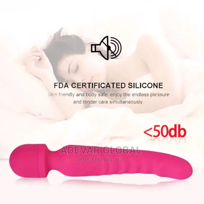 2 in 1 Magic Wand Heated Women Vibrator Clitoris Stimulator