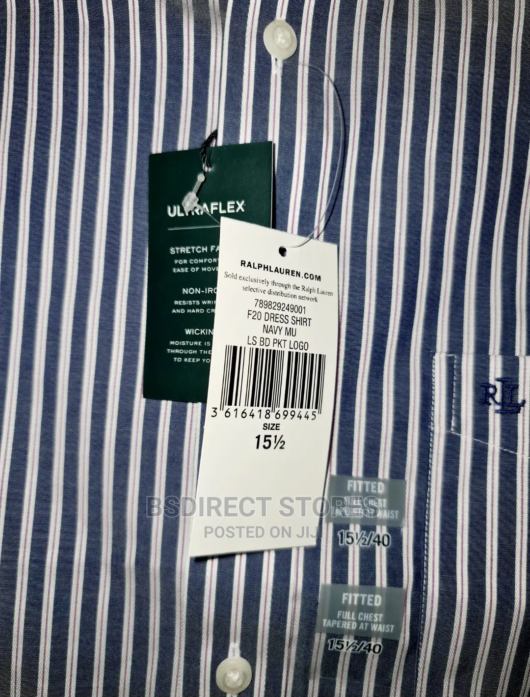 Lauren By Ralph Lauren Women's Shirt RLL Stripe Dress Shirt